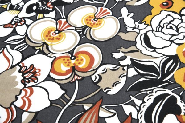 Tissu coton Ophalis anthracite – Image 3