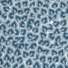 Tissu coton shelton bleu